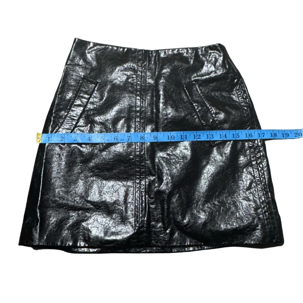 Shinestar Black Mini Pencil Skirt Viscose Polyurethane Polyester Women Size S - Picture 14 of 15